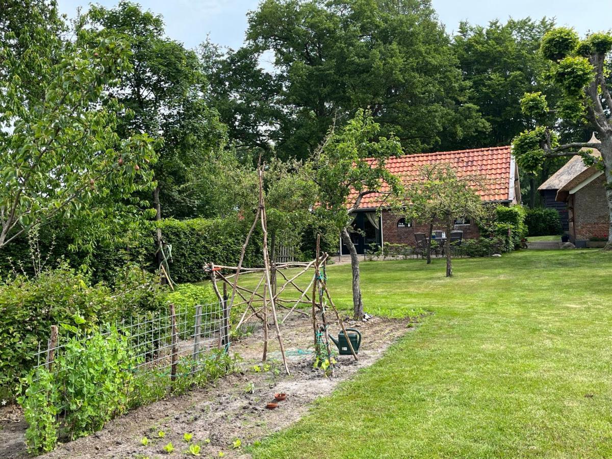 Landelijk Gelegen Huisje Op Erf Veeningen Exterior photo